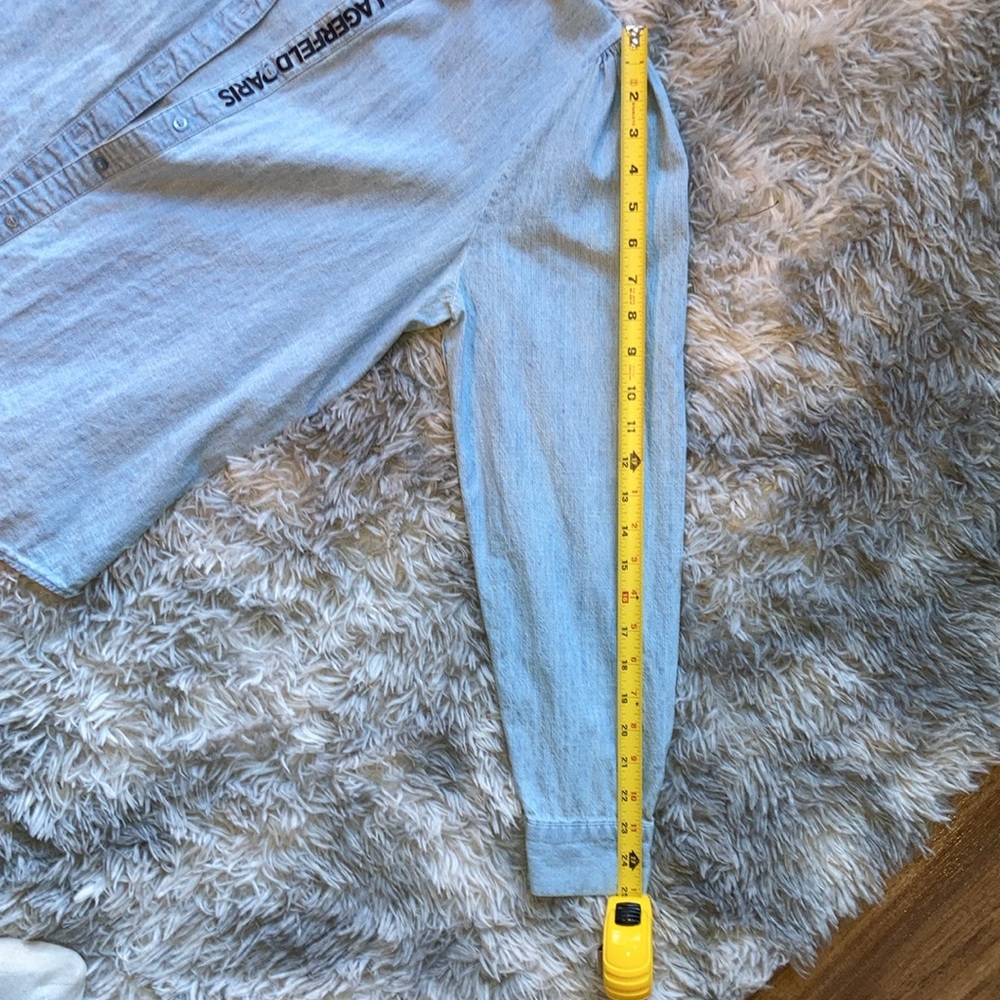 Karl Lagerfeld Denim Shirt - Picture 4 of 8